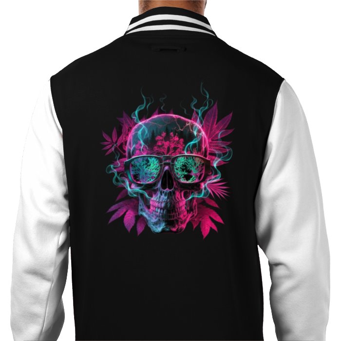 Skull Leaf Varsity Jacket