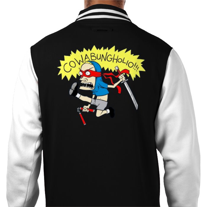 Beavis & Butt Head x Teenage Mutant Ninja Turtles - CowaBungHolio Varsity Jacket
