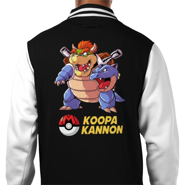 Super Mario x Pokémon - Koopa Kannon Varsity Jacket