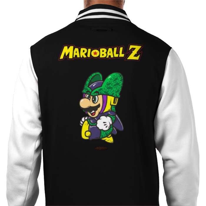Super Mario x Dragonball Z - Cell Disguise Varsity Jacket