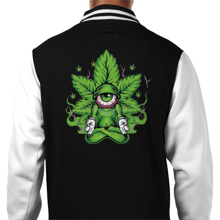 Cannabis Eye Varsity Jacket