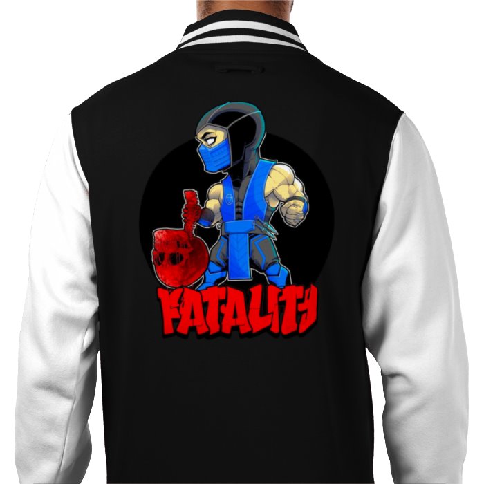 Mortal Kombat - Sub Zero Fatality Varsity Jacket
