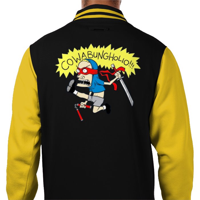 Beavis & Butt Head x Teenage Mutant Ninja Turtles - CowaBungHolio Varsity Jacket