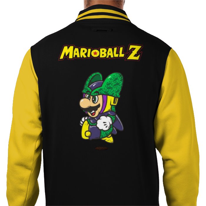 Super Mario x Dragonball Z - Cell Disguise Varsity Jacket