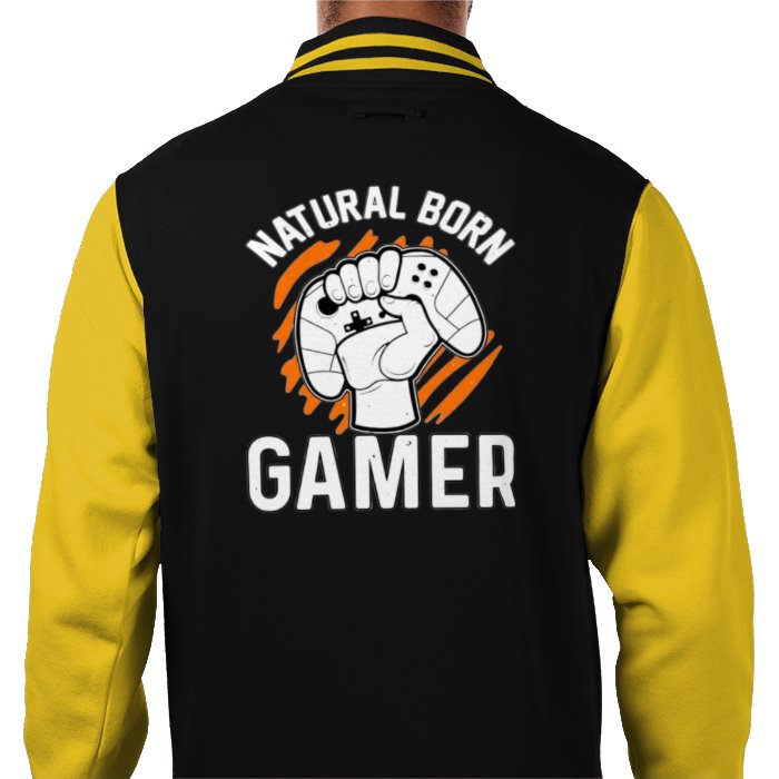 Natural Born Gamer Varsity Jacket