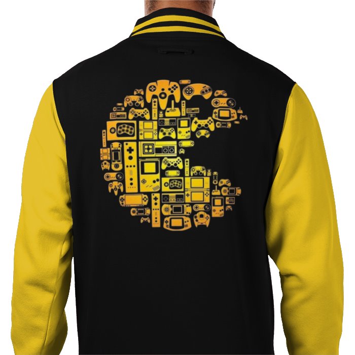 Pac-Man - Collage Varsity Jacket