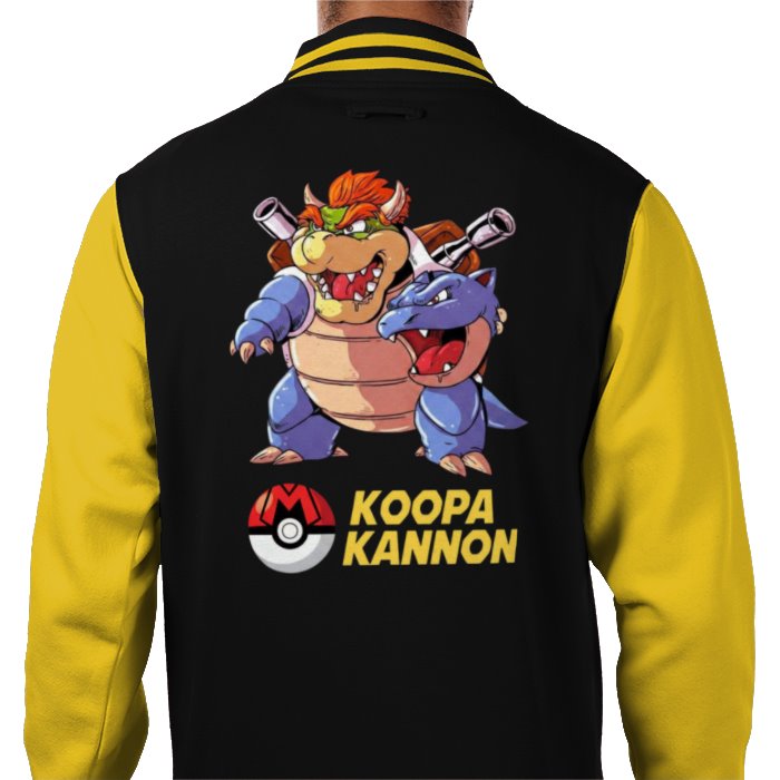 Super Mario x Pokémon - Koopa Kannon Varsity Jacket