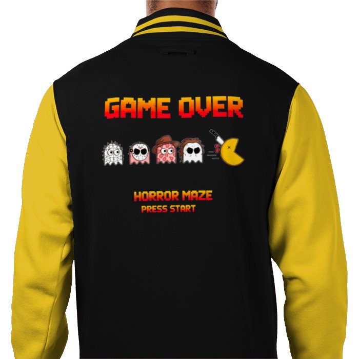 Pac-Man - Horror Maze Varsity Jacket