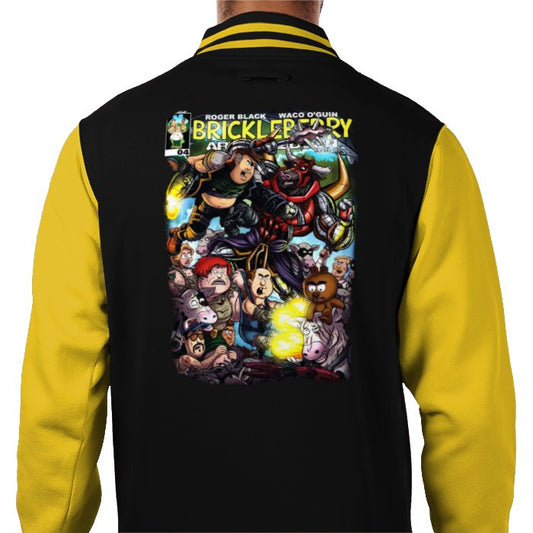 Brickleberry - Comic Theme Varsity Jacket