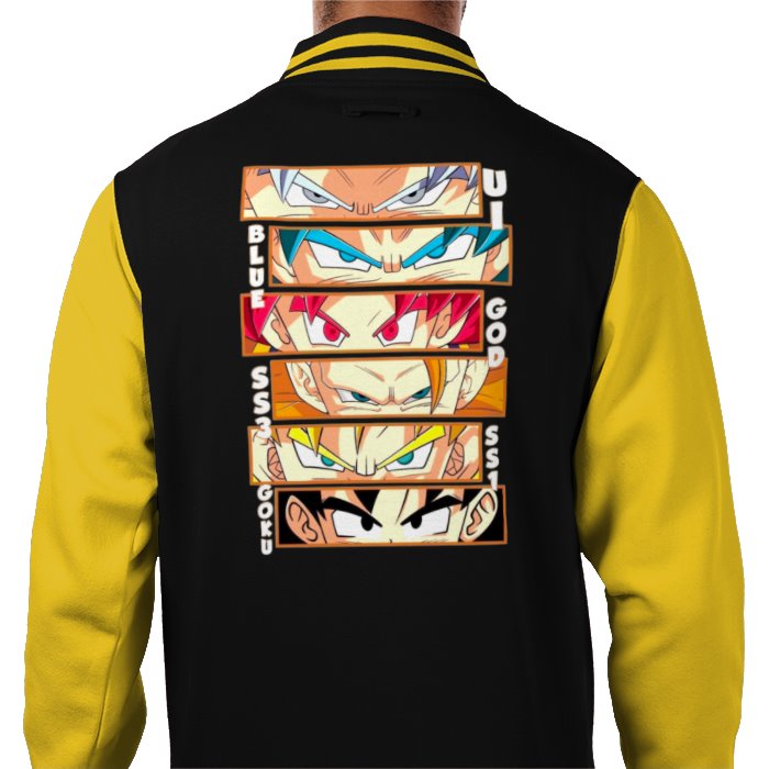 Dragonball Z - Goku Eyes Varsity Jacket