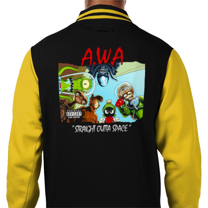 Aliens Without Attitude Varsity Jacket