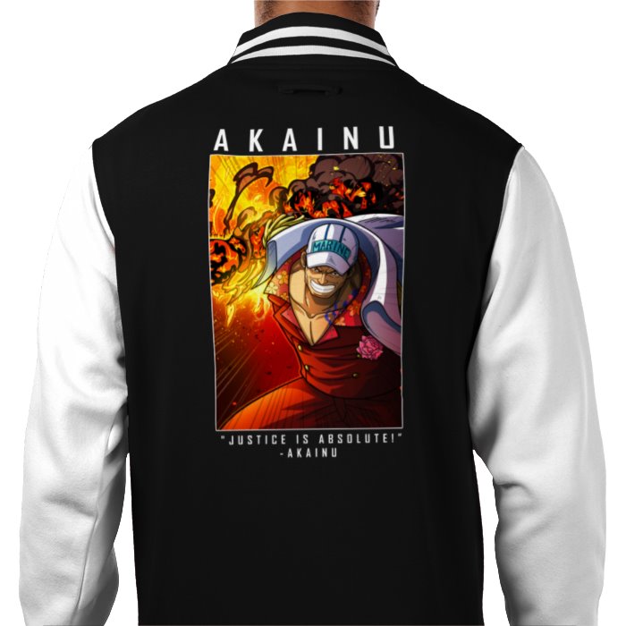 One Piece - Akainu Theme 2 Varsity Jacket