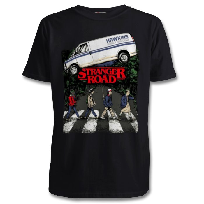 Stranger Things & The Beatles - Abbey Road T-shirt