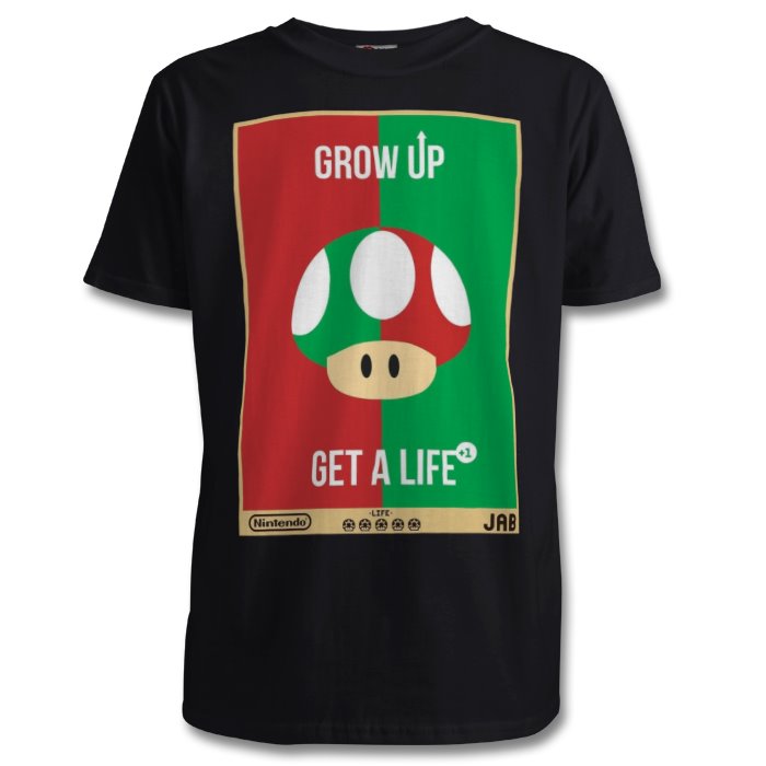 Super Mario Bro's - Get A Life T-shirt