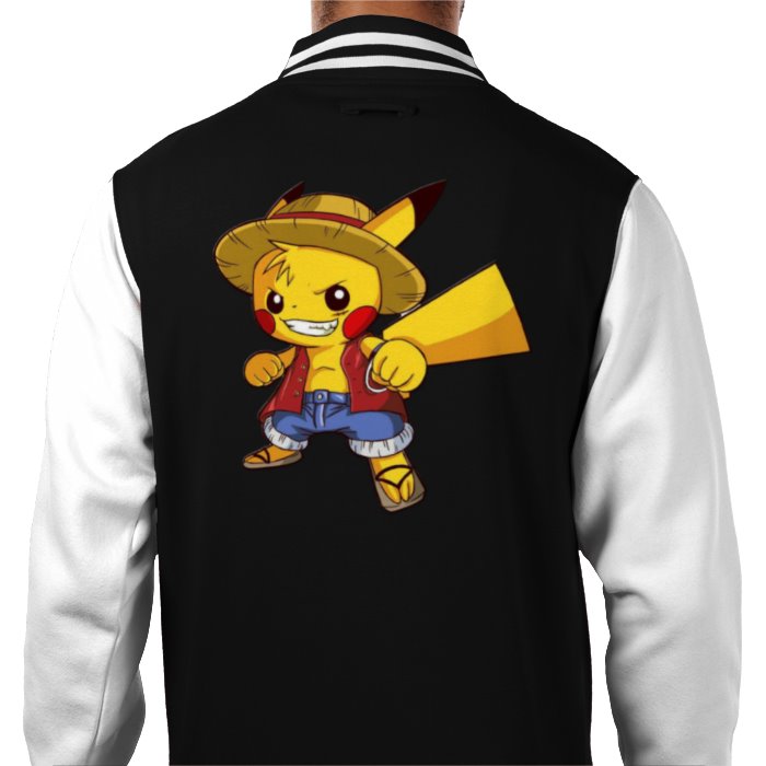 Pokémon & One Piece - PikaLuff Varsity Jacket