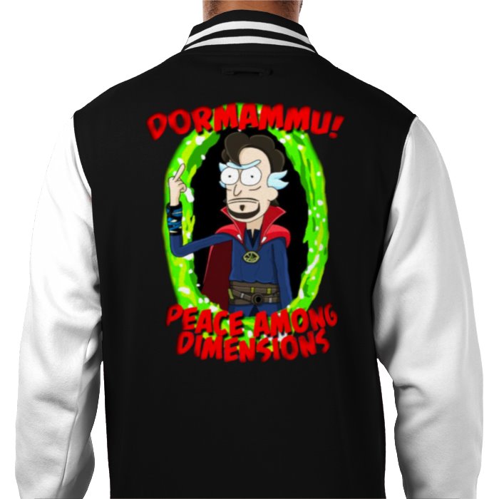 Rick & Morty & Dr Strange - Rick Strange Varsity Jacket