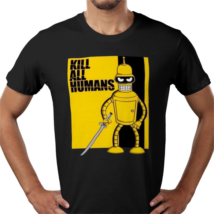 Futurama x Kill Bill - Kill All Humans T-shirt