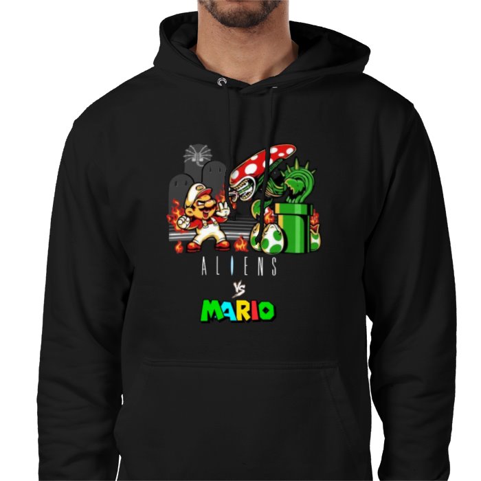 Super Mario x Aliens - Aliens Vs Mario Value Hoodie