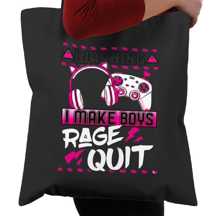 I Make Boys Rage Quit Tote Bag