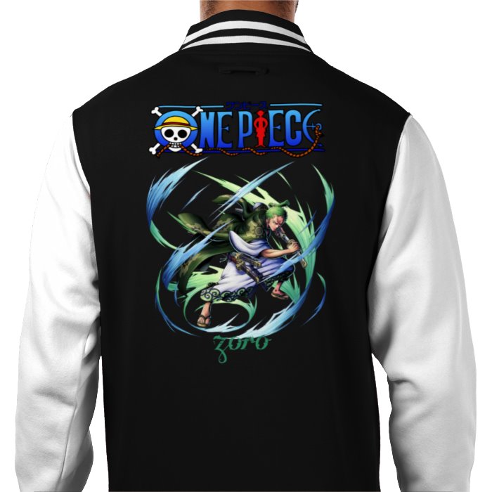 One Piece - Zorro Theme 4 Varsity Jacket