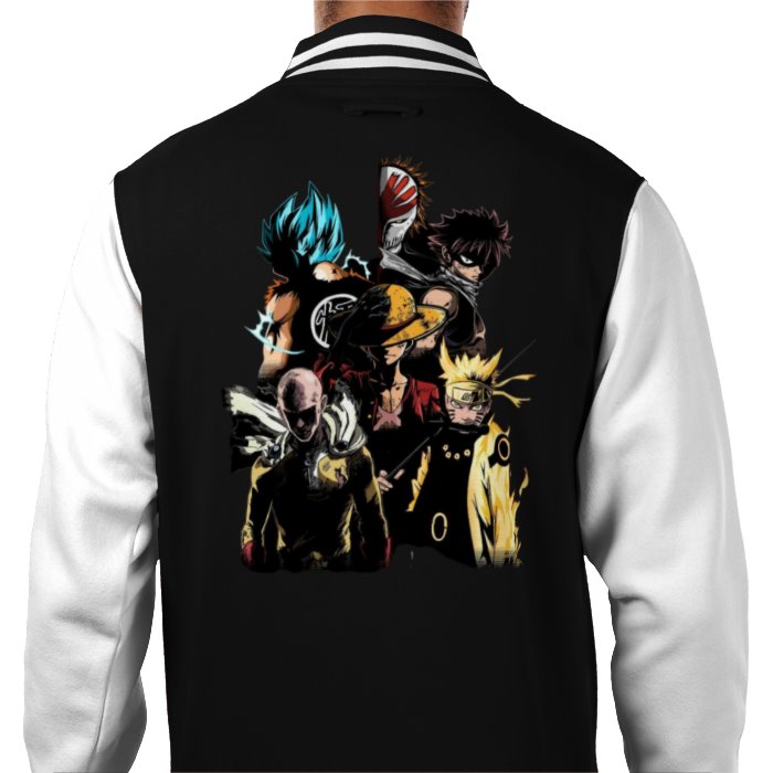 Anime - Heroes Crossover Varsity Jacket