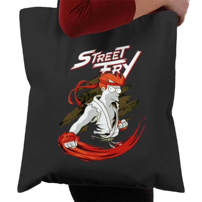 Futurama x Street Fighter - Street Fry Tote Bag