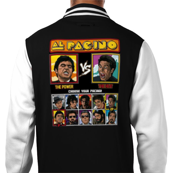 Al Pacino & Pac Man & Street Fighter - Al Pac-ino Fighter Varsity Jacket