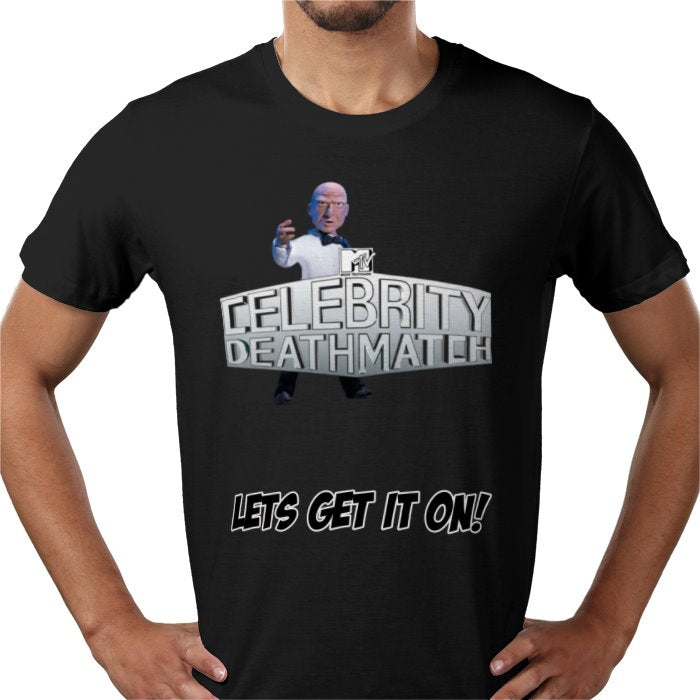 Celebrity Death Match - Lets Get It On T-shirt