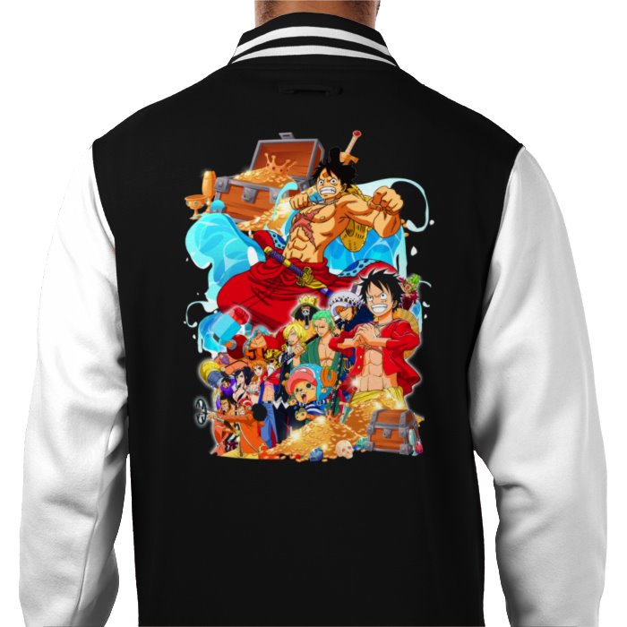 One Piece - Collage 4 Varsity Jacket