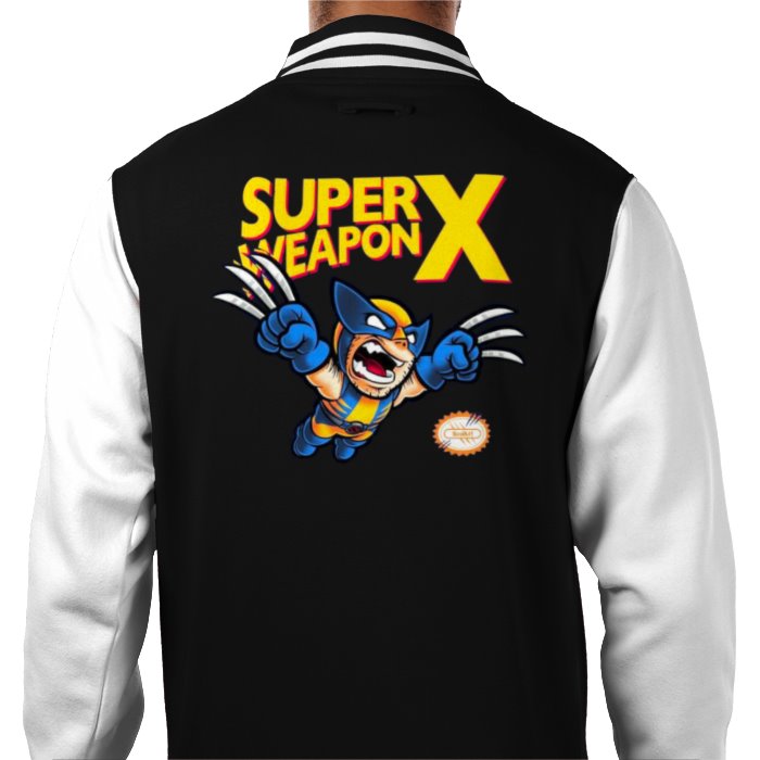 Super Mario Bro's & Wolverine - Super Weapon X Varsity Jacket