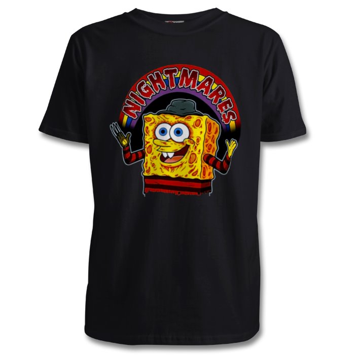 SpongeBob SquarePants & A Nightmare On Elm Street - Nightmares T-shirt