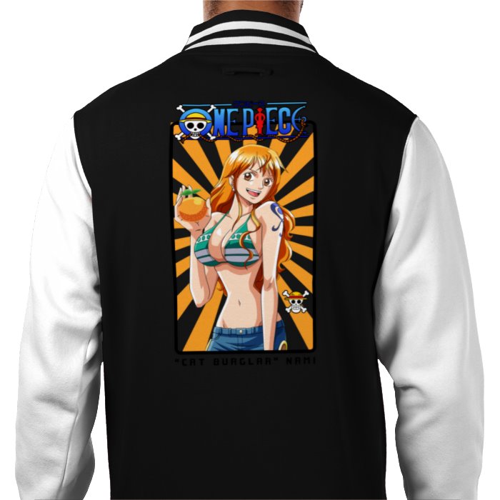 One Piece - Nami Theme 3 Varsity Jacket