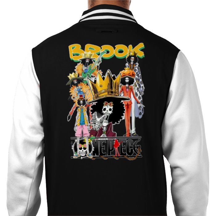 One Piece - Brook Theme 2 Varsity Jacket