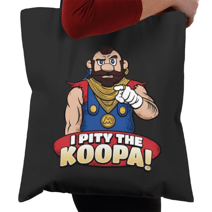 Super Mario Bro's x The A Team - I Pity The Koopa Tote Bag