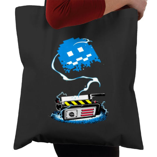 Pacman & Ghostbusters - Ghost Trap Tote Bag