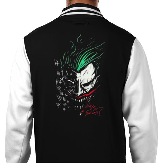 Batman - Joker's Why So Serious Varsity Jacket