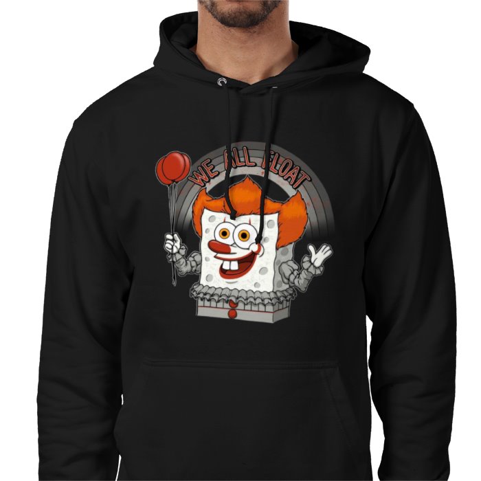 Pennywise IT x SpongeBob Square Pants - We All Float Pocket Hoodie