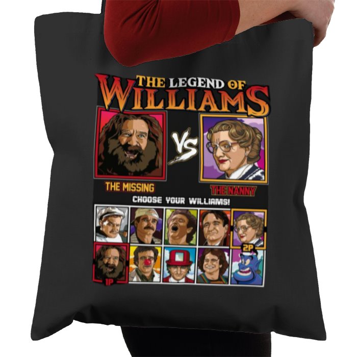 Robin Williams & The Legend Of Zelda -The Legend Of Williams Tote Bag