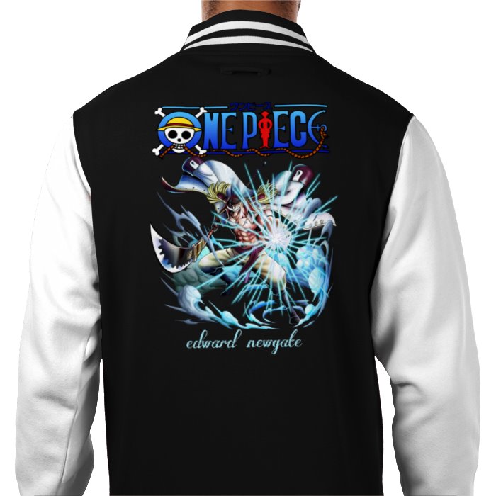 One Piece - Edward Newgate Portrait Varsity Jacket