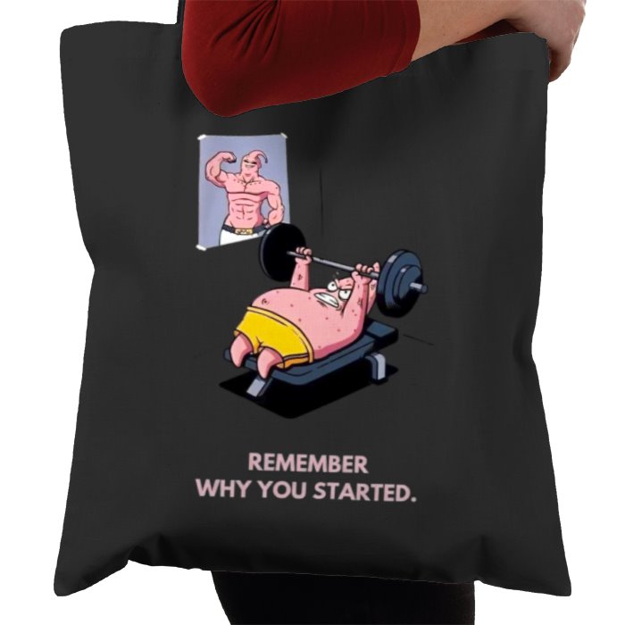 Dragonball Z x SpongeBob Square Pants - Why We Started Tote Bag