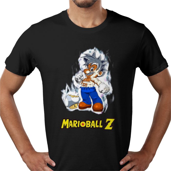 Super Mario x Dragonball Z - Ultra Instinct Mario T-shirt