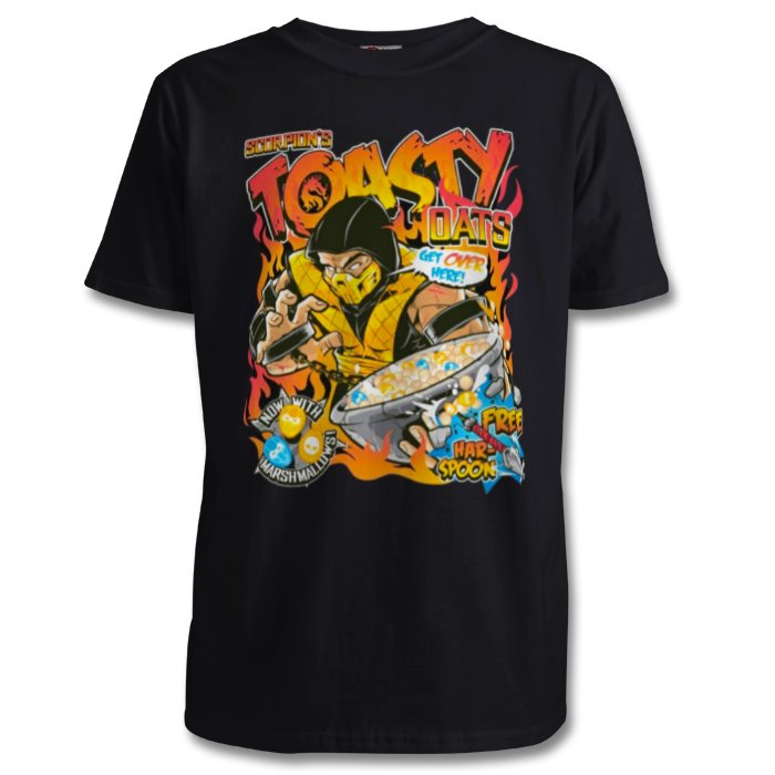 Mortal Kombat - Scorpion Toasty Oats T-shirt