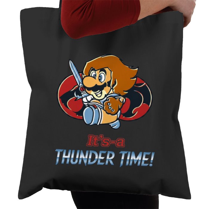 Super Mario Bro's x Thundercats - Its A Thunder Time Tote Bag