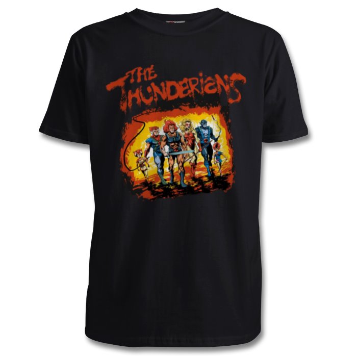 Thundercats & The Warriors - The Thundarians T-shirt