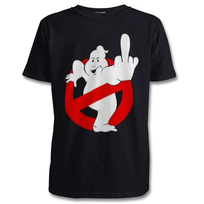 Ghostbusters - Rude Logo T-shirt