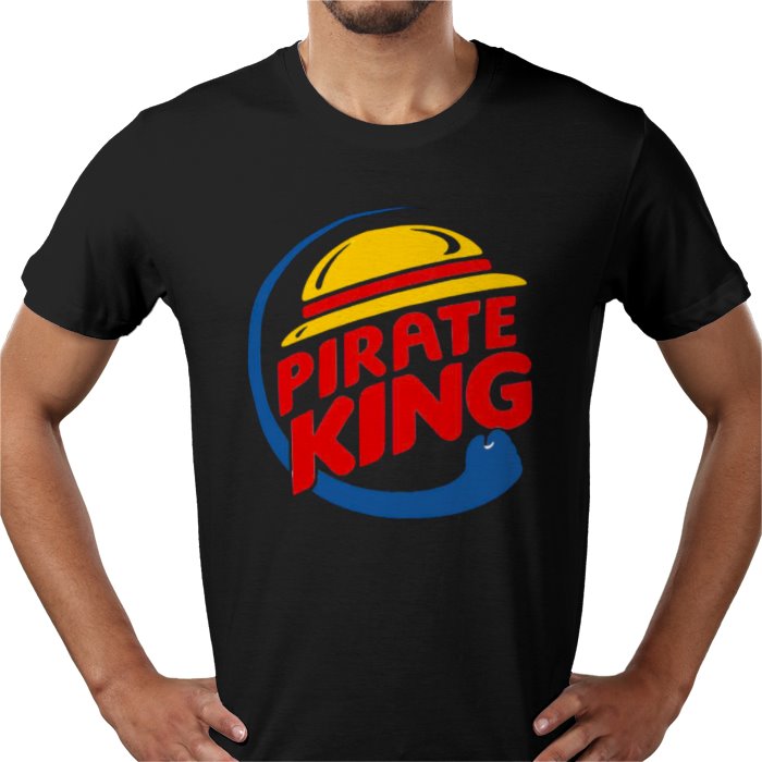 One Piece & Burger King - Pirate King T-shirt