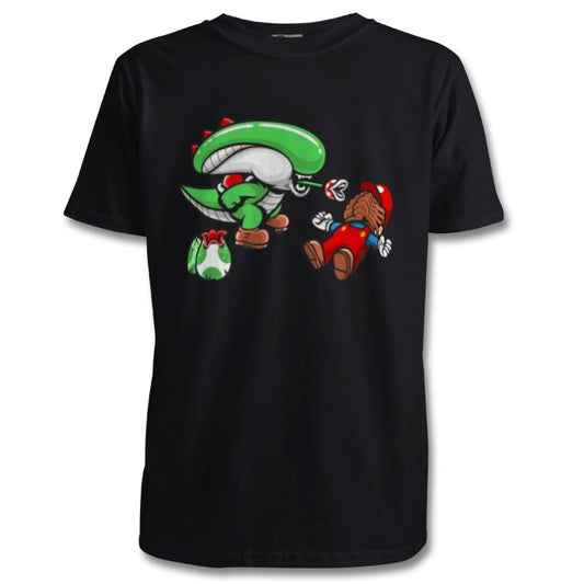 Super Mario Bro's & Alien - Xenomorph Bro's T-shirt