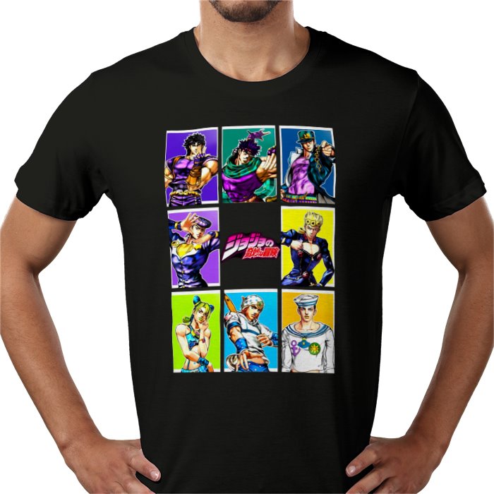 JoJo's Bizarre Adventure - Grid Collage T-Shirt