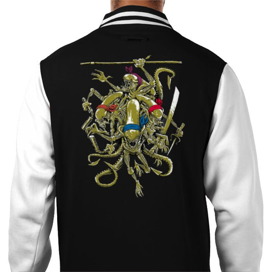 Aliens & Teenage Mutant Ninja Turtles - Teenage Mutant Xenomorph Ninja's Varsity Jacket