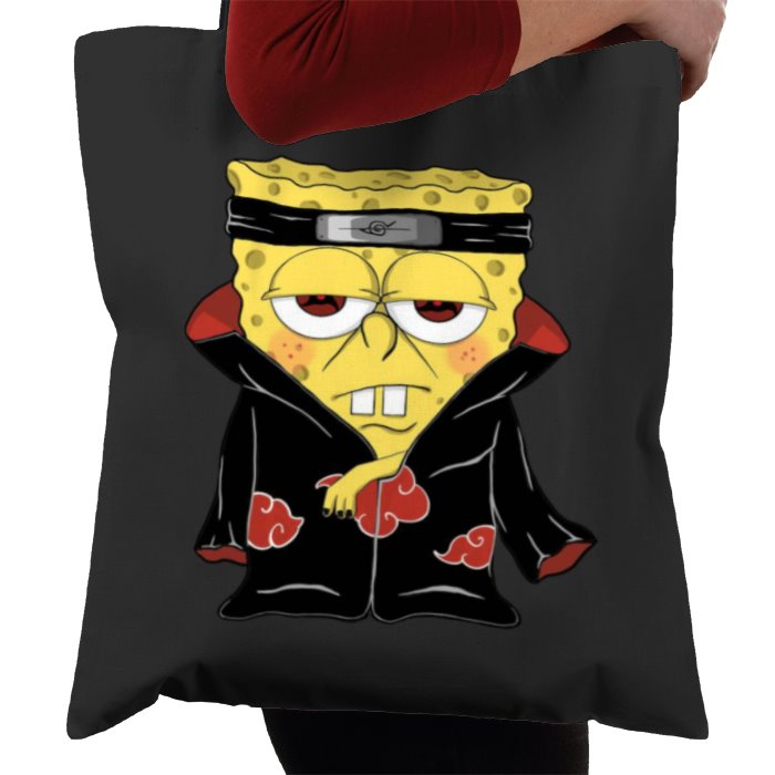 SpongeBob SquarePants & Naruto - SpongeBob Uchiha Tote Bag